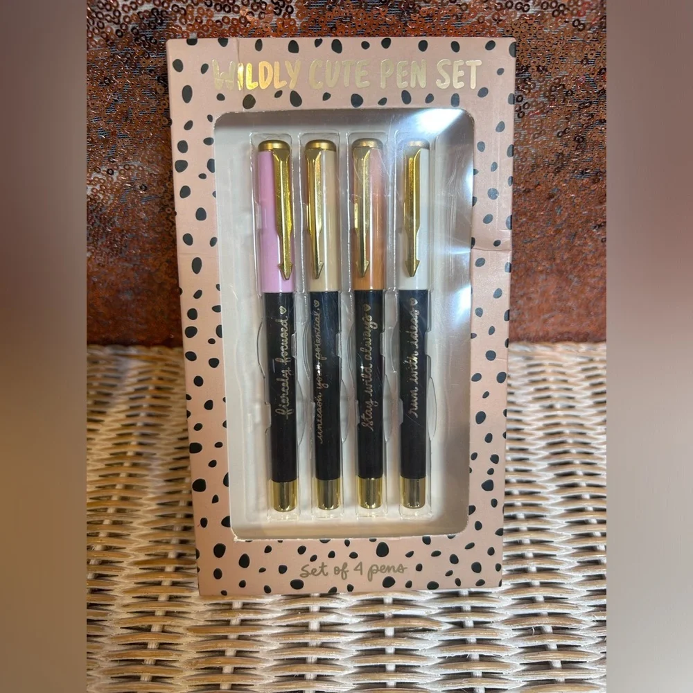#12 Wildly Cute Pen Set of four ballpoint pens.